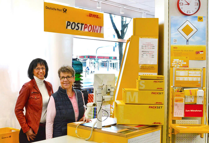 DHL- und Deutsche-Post-Filiale in der Borsbergstraße in Dresden DHL- und Deutsche-Post-Filiale in der Borsbergstraße in Dresden